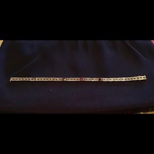 Antique gold and garnet bracelet (14k)